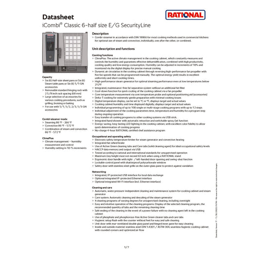 Security Spec Sheet