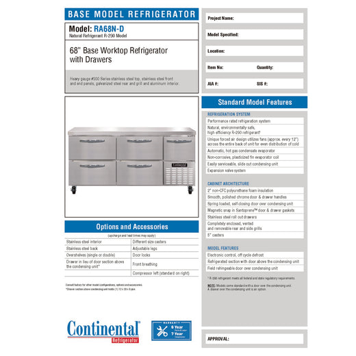 Spec Sheet