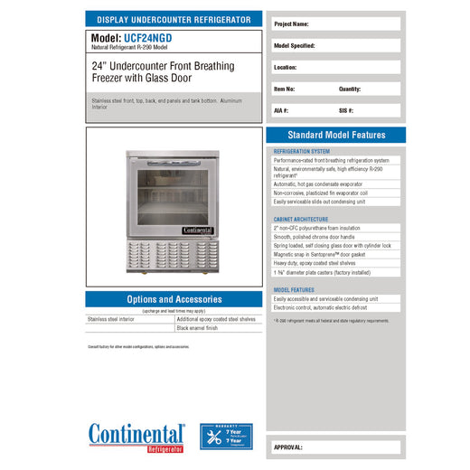 Spec Sheet