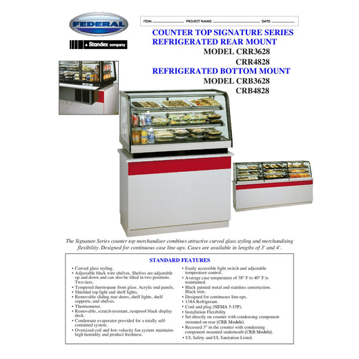 CRR3628 Spec Sheet
