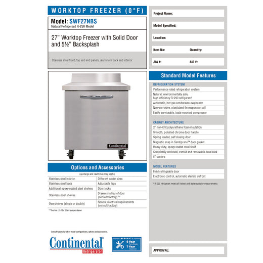 Spec Sheet