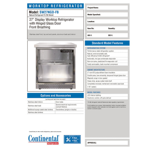 Spec Sheet