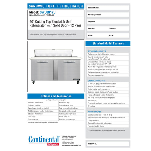 Spec Sheet