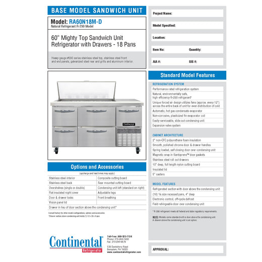 Spec Sheet