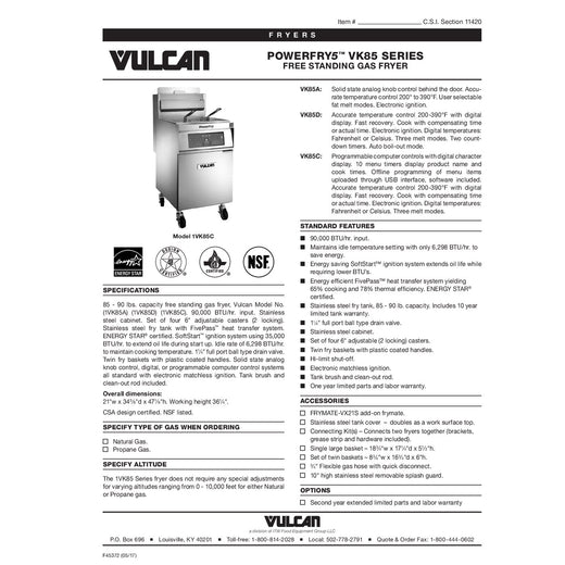 Spec Sheet