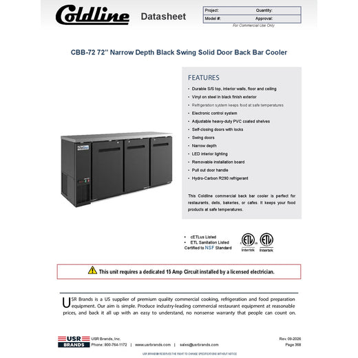 Spec Sheet