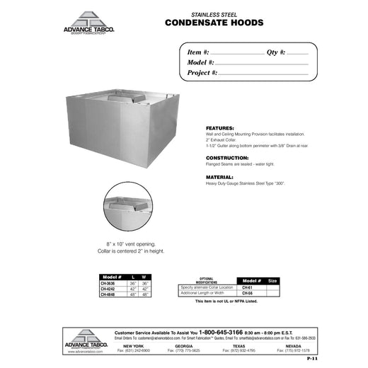 Spec Sheet