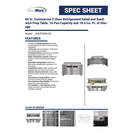 Spec Sheet