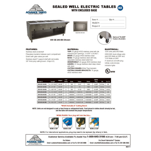 Spec Sheet