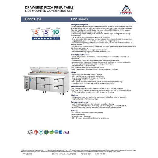 Spec Sheet