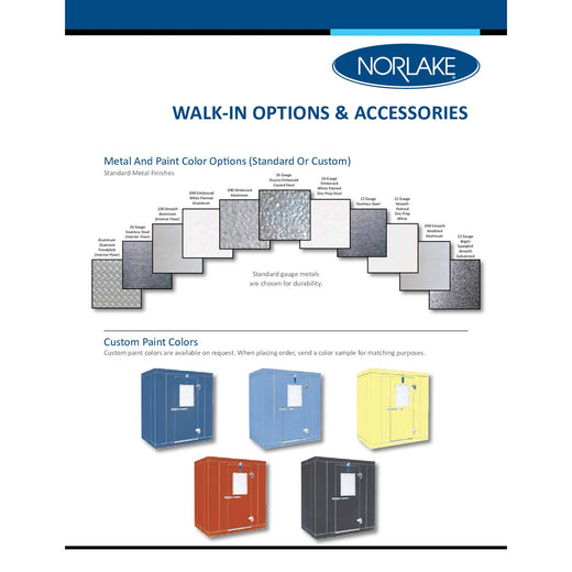 Norlake Walk-Ins Options and Accessories