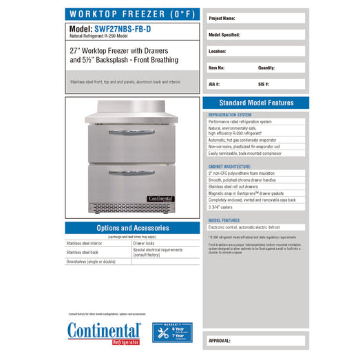 Spec Sheet