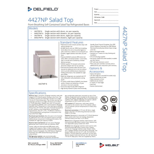 Spec Sheet