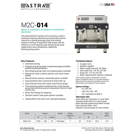 Spec Sheet