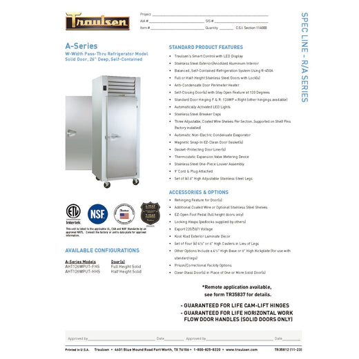 Spec Sheet