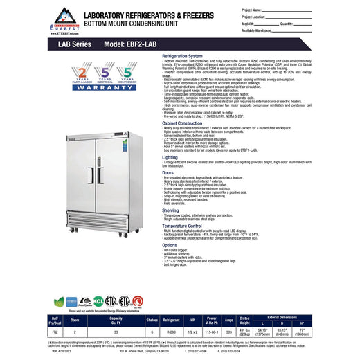 Spec Sheet