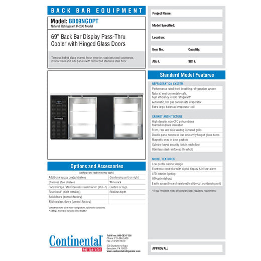 Spec Sheet