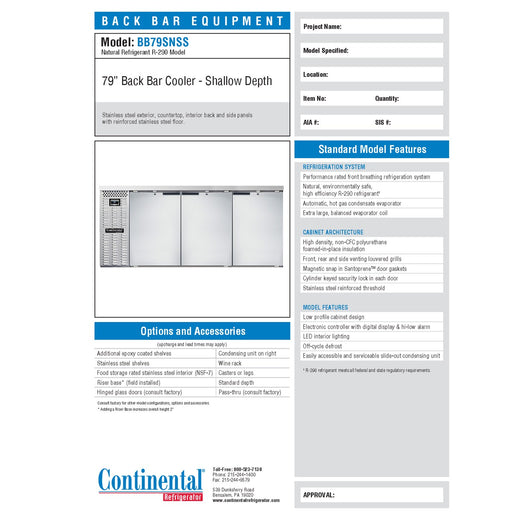 Spec Sheet