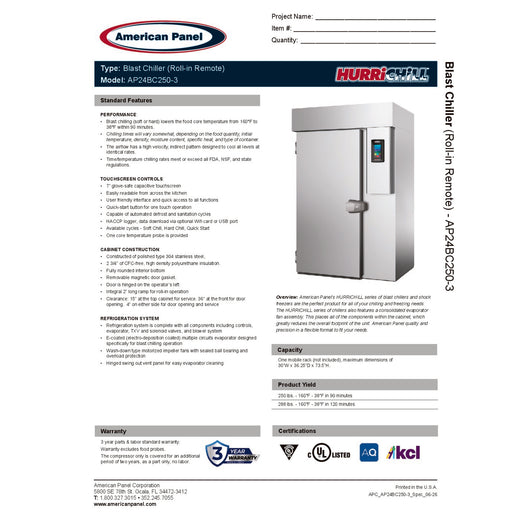 Spec Sheet