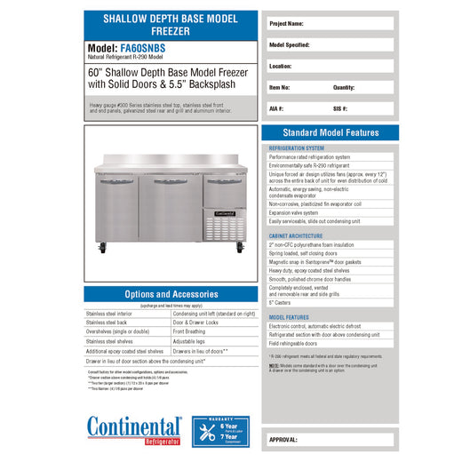Spec Sheet