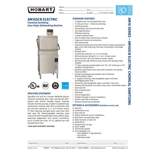 Spec Sheet