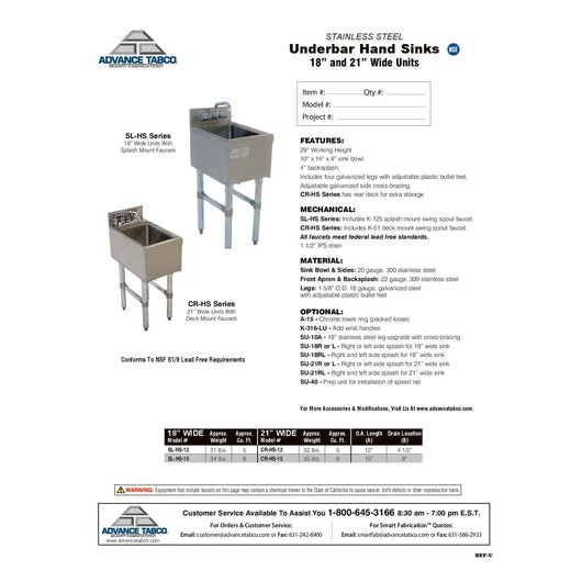 Spec Sheet