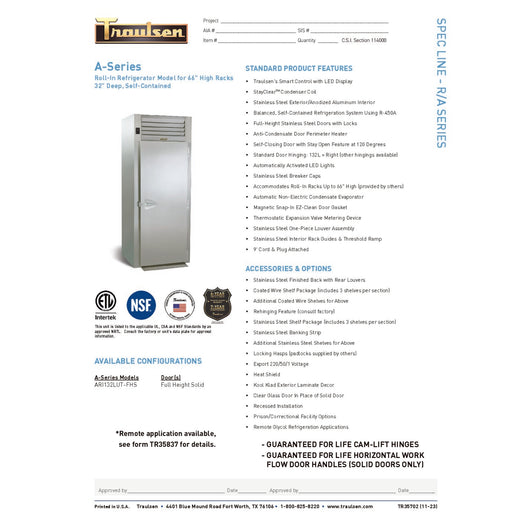 Spec Sheet