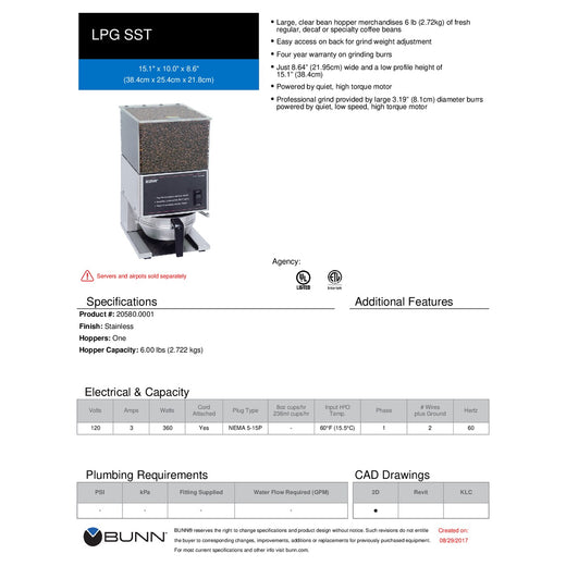 Spec Sheet