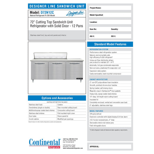 Spec Sheet