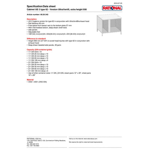 Spec Sheet
