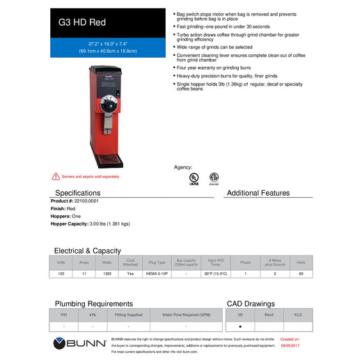 Spec Sheet