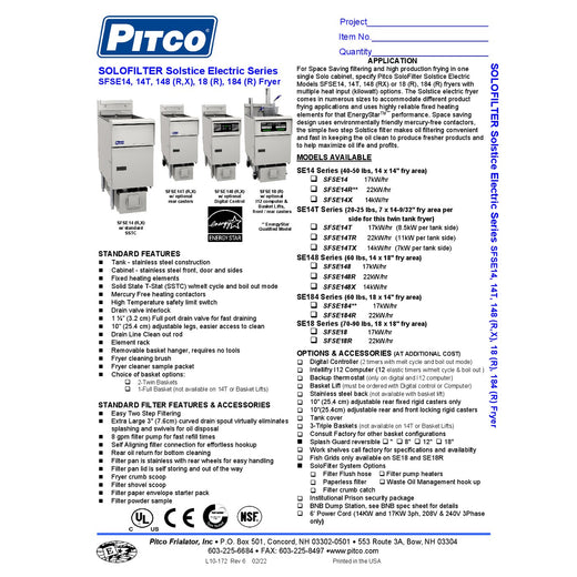 Spec Sheet