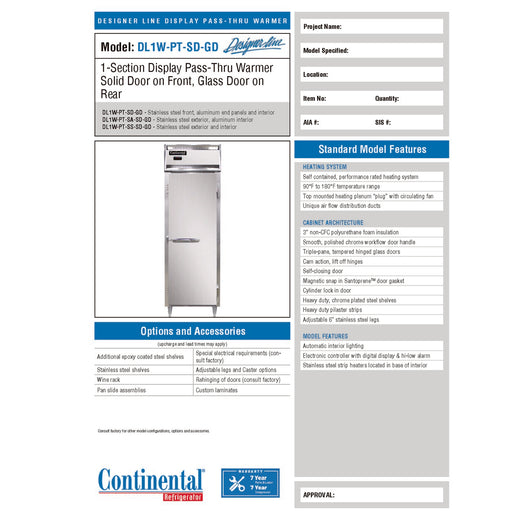 Spec Sheet