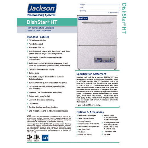 Spec Sheet