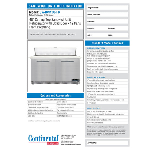 Spec Sheet