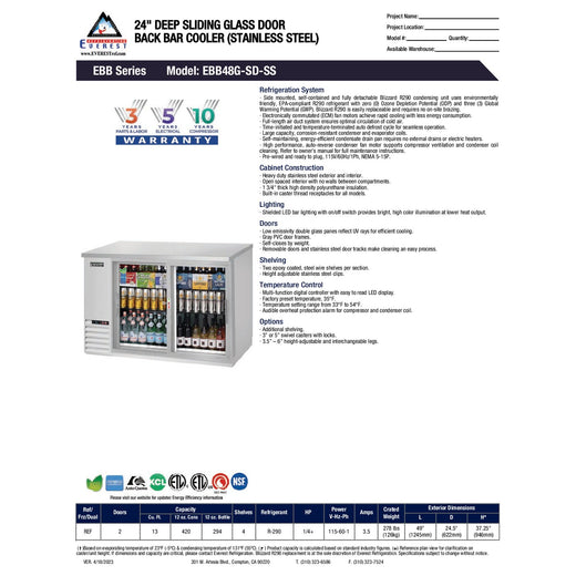 Spec Sheet