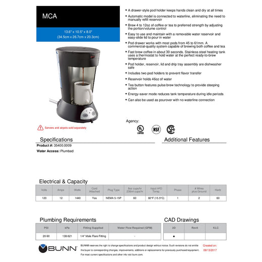 Spec Sheet