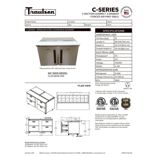 Spec Sheet