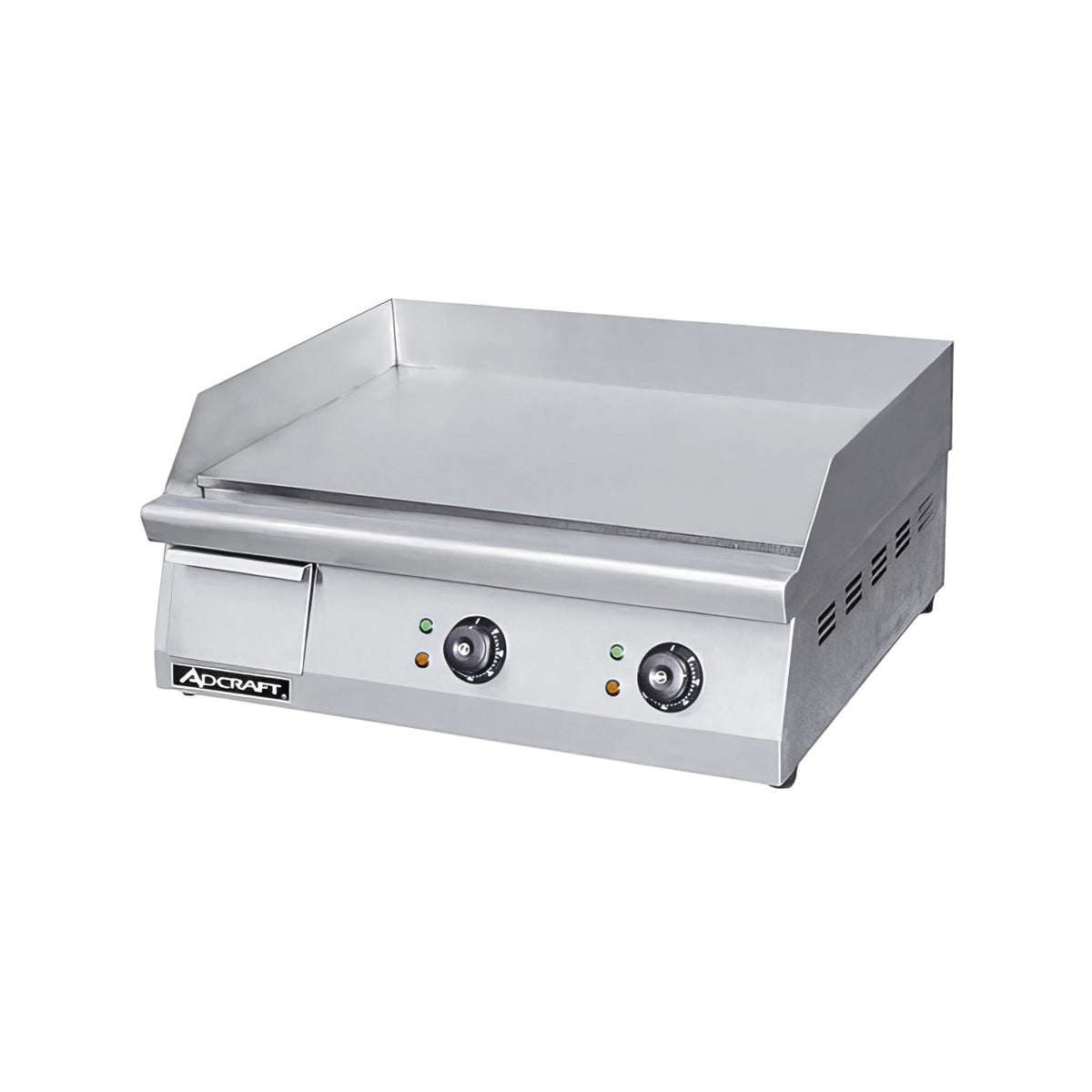 Adcraft GRID-24 24" Countertop Electric Griddle with 24" x 15.5" Surface, Thermostatic Controls, 208/240v