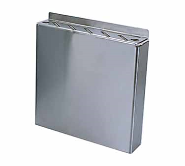 Adcraft KR-12 Stainless Steel Knife Rack, 12" H x 12" W x 2-1/2" D, Holds Knives, Two Cleavers