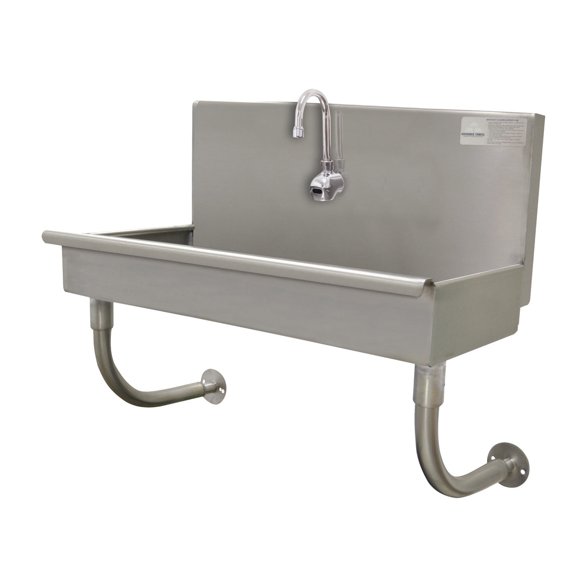 Advance Tabco 19-18-1-EFADA 40" Wall Mounted Hand Sink with e-Faucet - 16 gauge