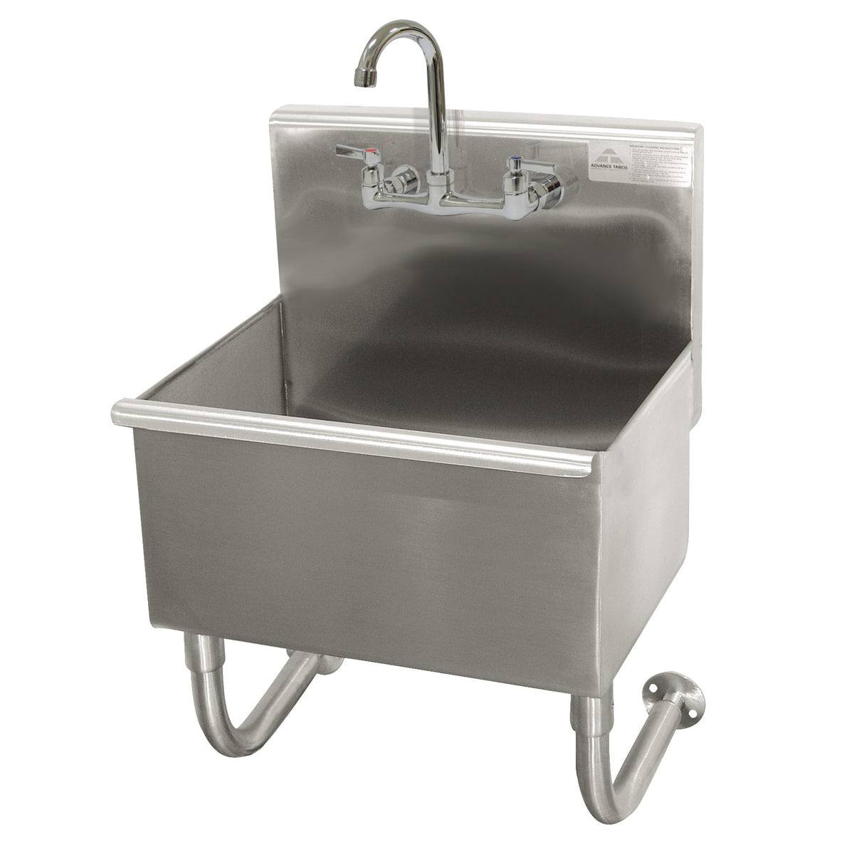 Advance Tabco 19-18-23-F 23" Wall Mounted Multi-Station Hand Sink with Faucet - 16 gauge