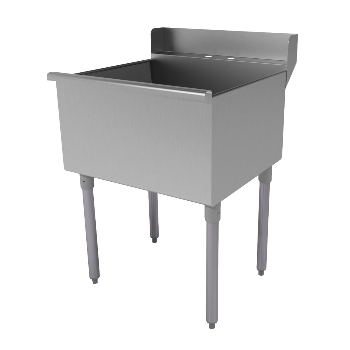 Advance Tabco 4-41-24D 24" One Compartment Sink, 24"W x 24"L Bowl Without Drainboards