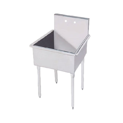 Advance Tabco 4-OP-18 24" One Compartment Sink, 24"W x 21"L Bowl Without Drainboards