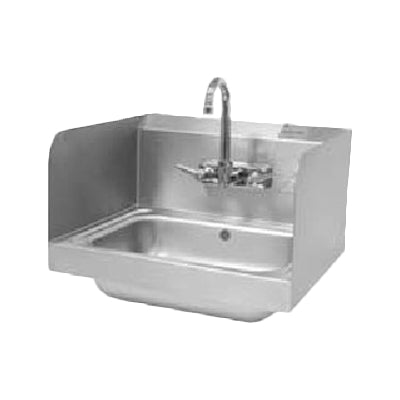 Advance Tabco 7-PS-15A Welded Side Splash, 12"H (Installed Height), Both Sides