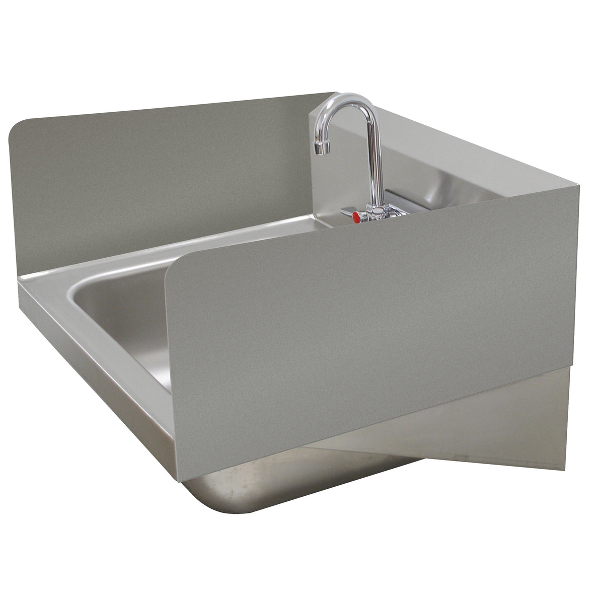 Advance Tabco 7-PS-17E Welded Side Splash, 7-3/4"H (Installed Height)