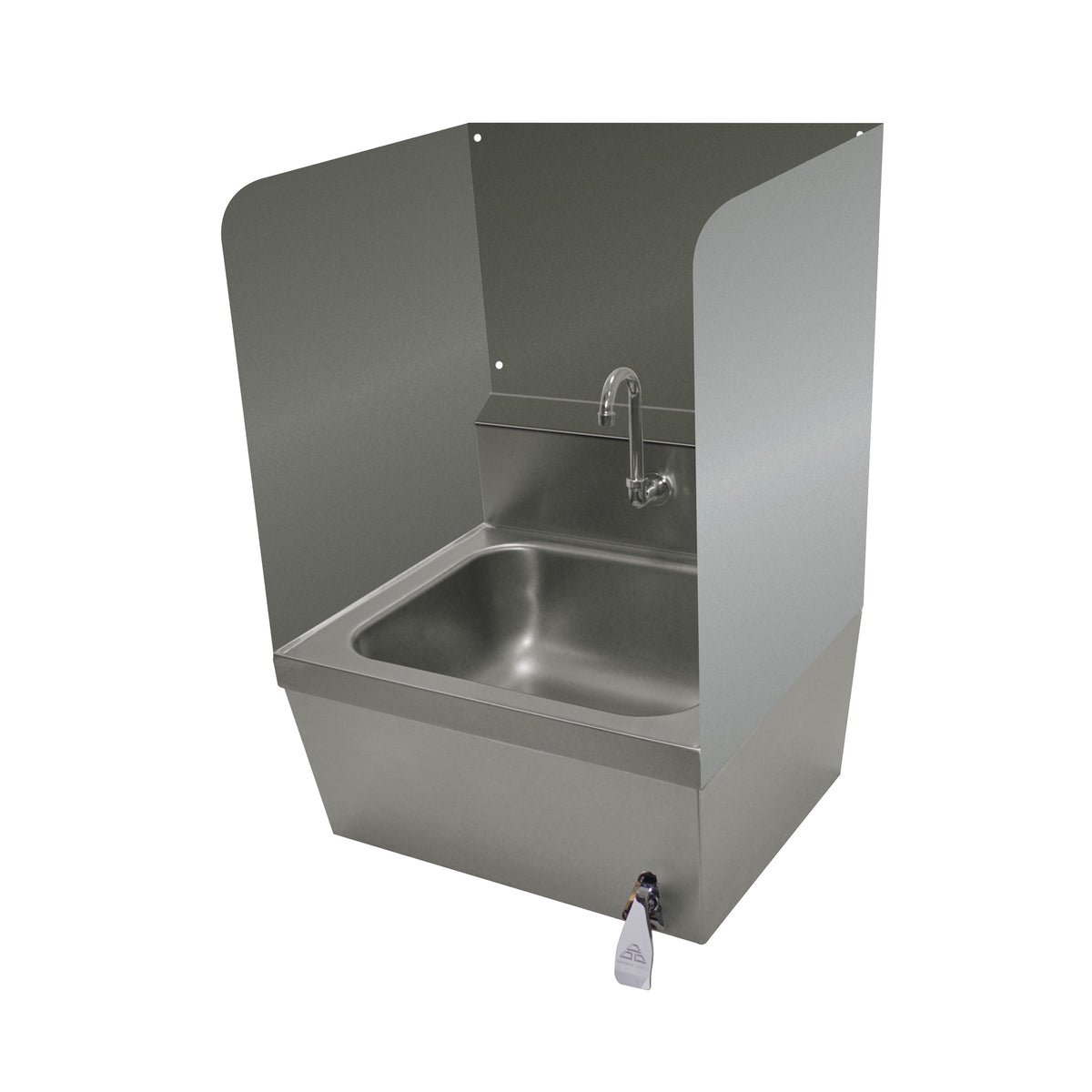 Advance Tabco 7-PS-28 Welded Side Splash, 24"H (Installed Height)