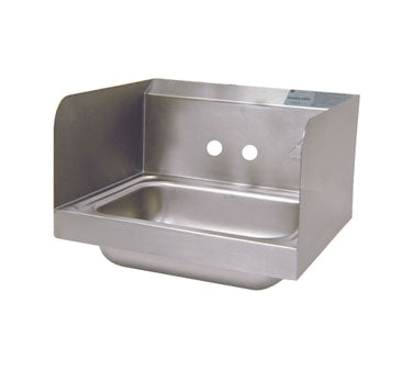 Advance Tabco 7-PS-66-NF 17" Wall Mounted Hand Sink without Faucet - 20 gauge