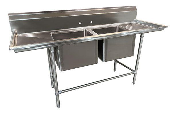 Advance Tabco 94-62-36-24RL (2) Two Compartment Sink