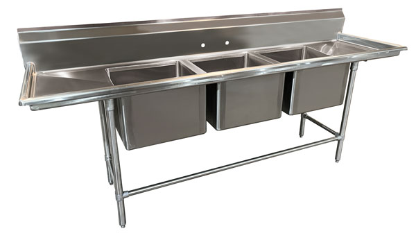 Advance Tabco 94-63-54-18RL (3) Three Compartment Sink